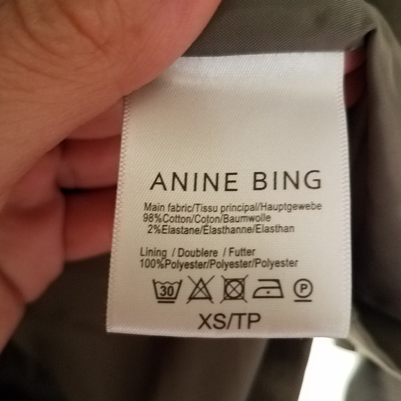 Anine Bing cropped trench coat - Picture 8 of 8